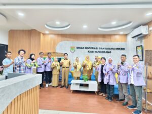 Jembatani Aspirasi Pengusaha Mikro, FORSAMIK Audiensi dengan Kadis Koperasi Tangerang